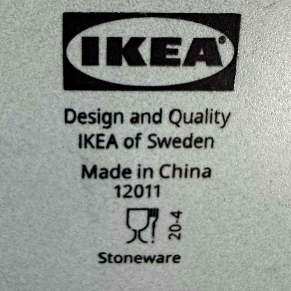 IKEA Salad Plates Blue Gray Matte # 12011 Set Of‎ 3